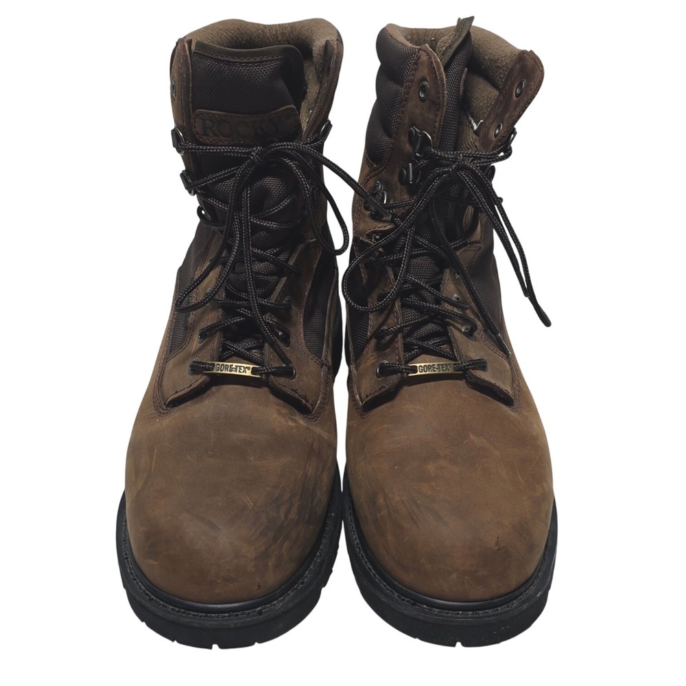 Rocky 9167 Mens Brown Leather Gore-Tex 800g Thinsulate Insulate Work Boots 10.5M